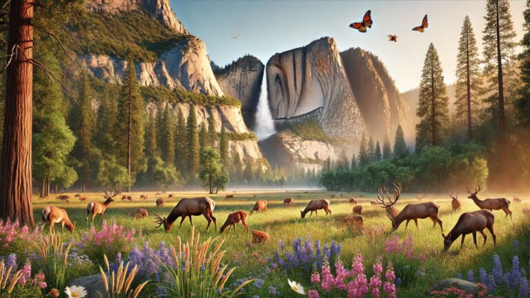 Deer Yosemite El Capitan